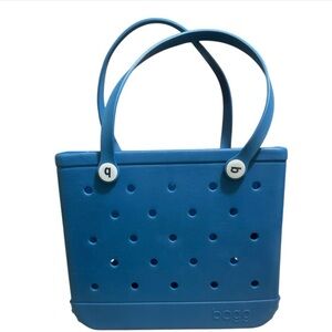 BOGG BAG BLUE-eyed Structured Tote with Perforated Design